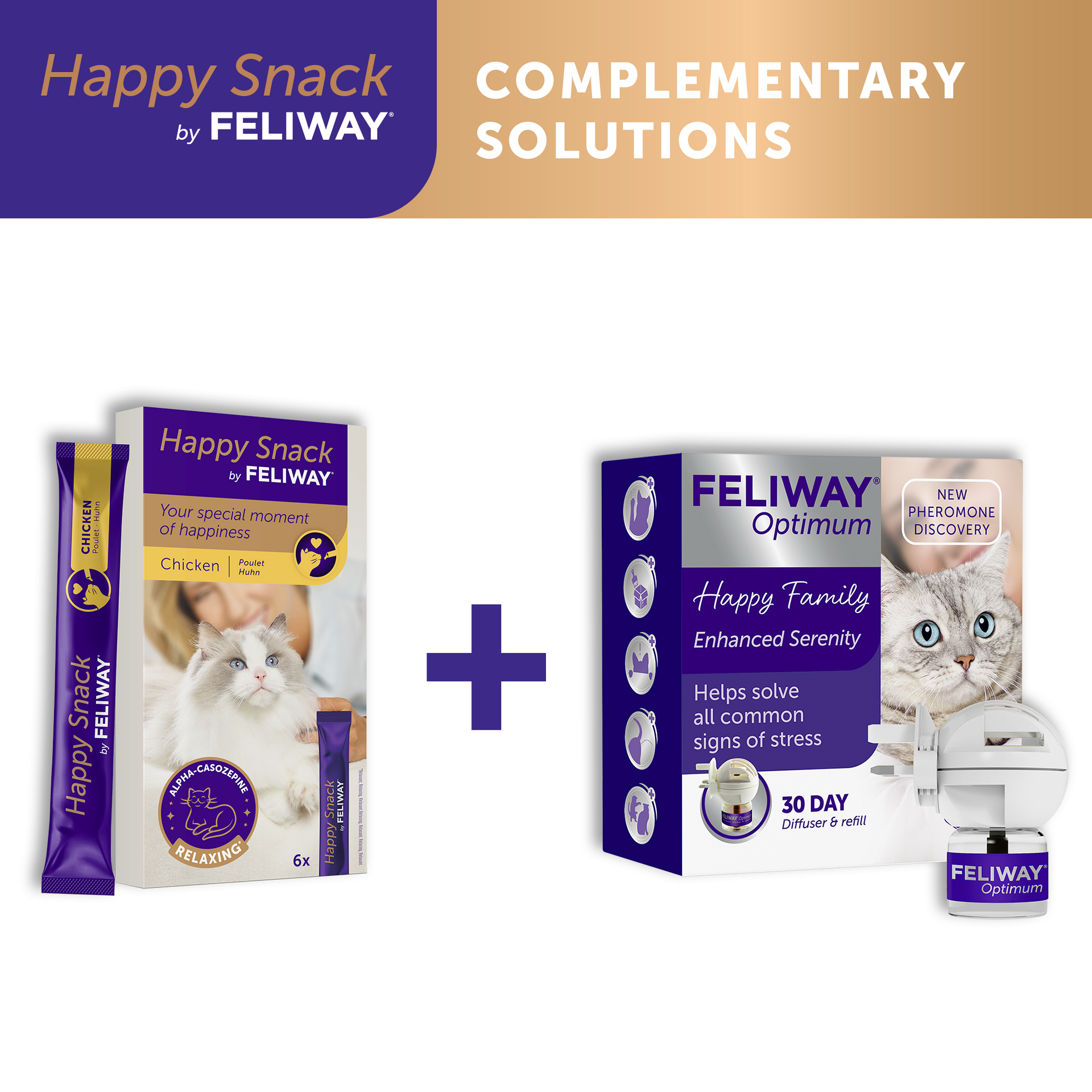 Happy Snack by FELIWAY | Oral Cat Calming Treat